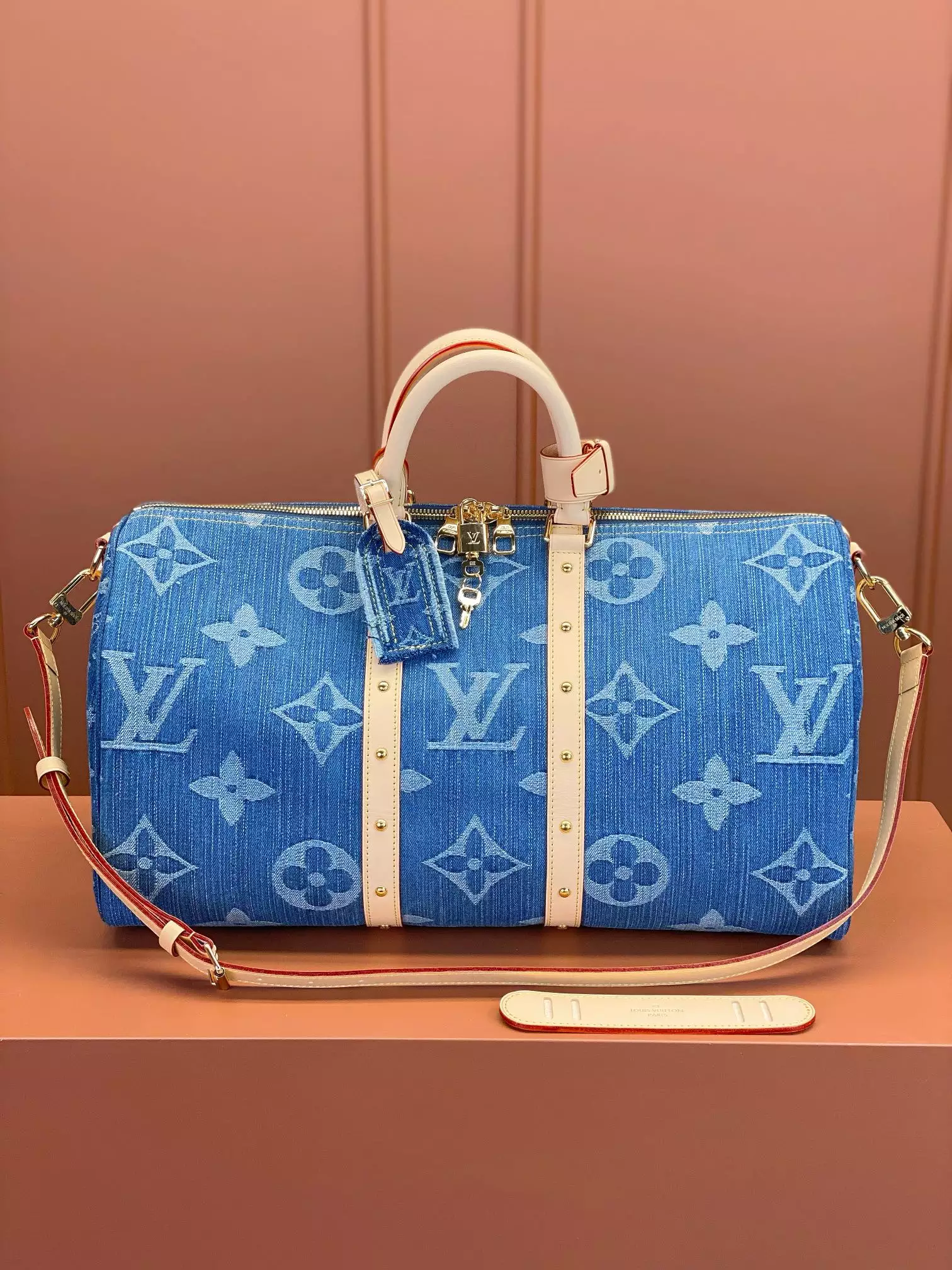 Keepall Bandoulière 45 Denim Monogram Canvas - Repbags.ru - Image 11