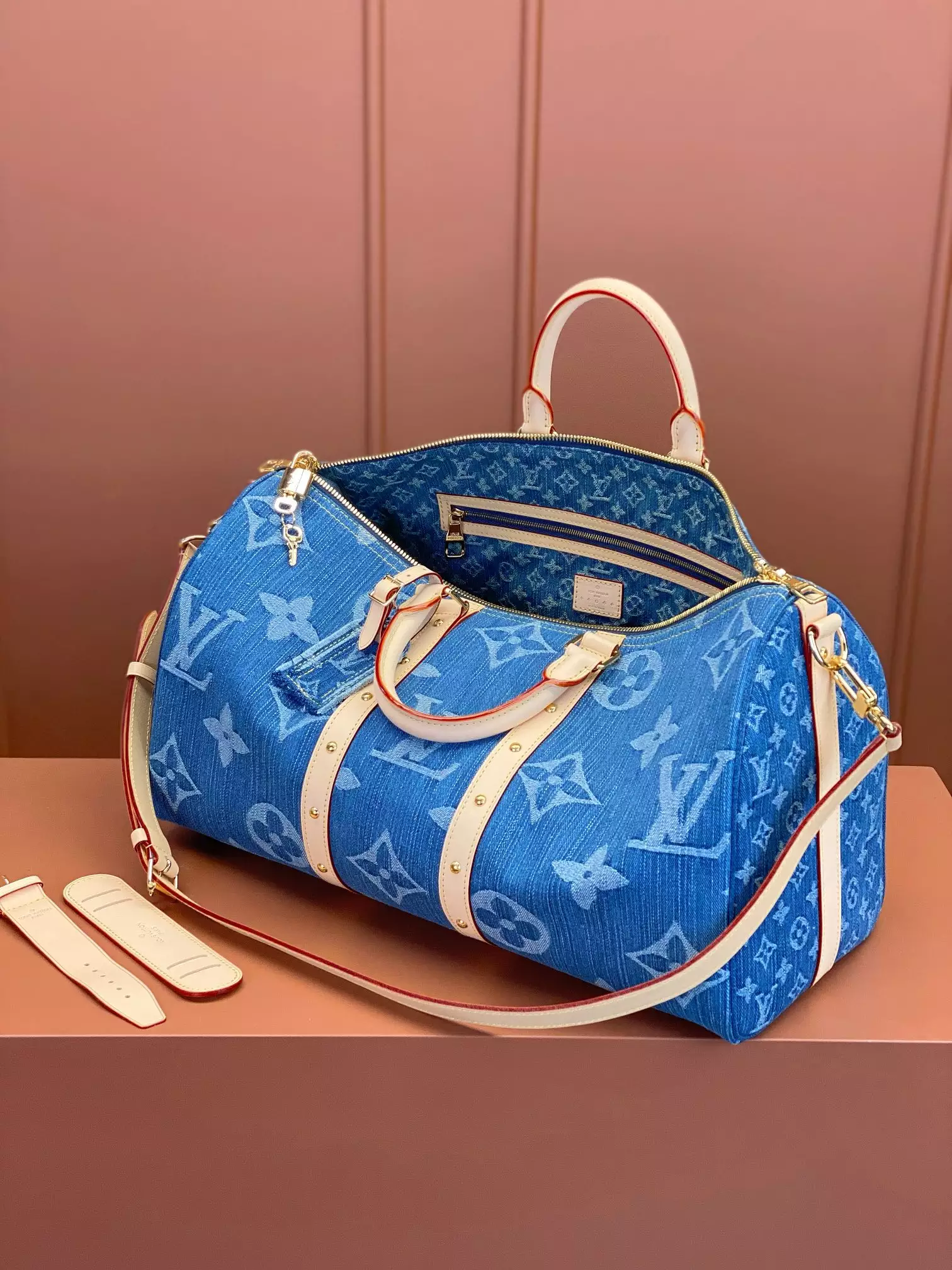 Keepall Bandoulière 45 Denim Monogram Canvas - Repbags.ru - Image 8