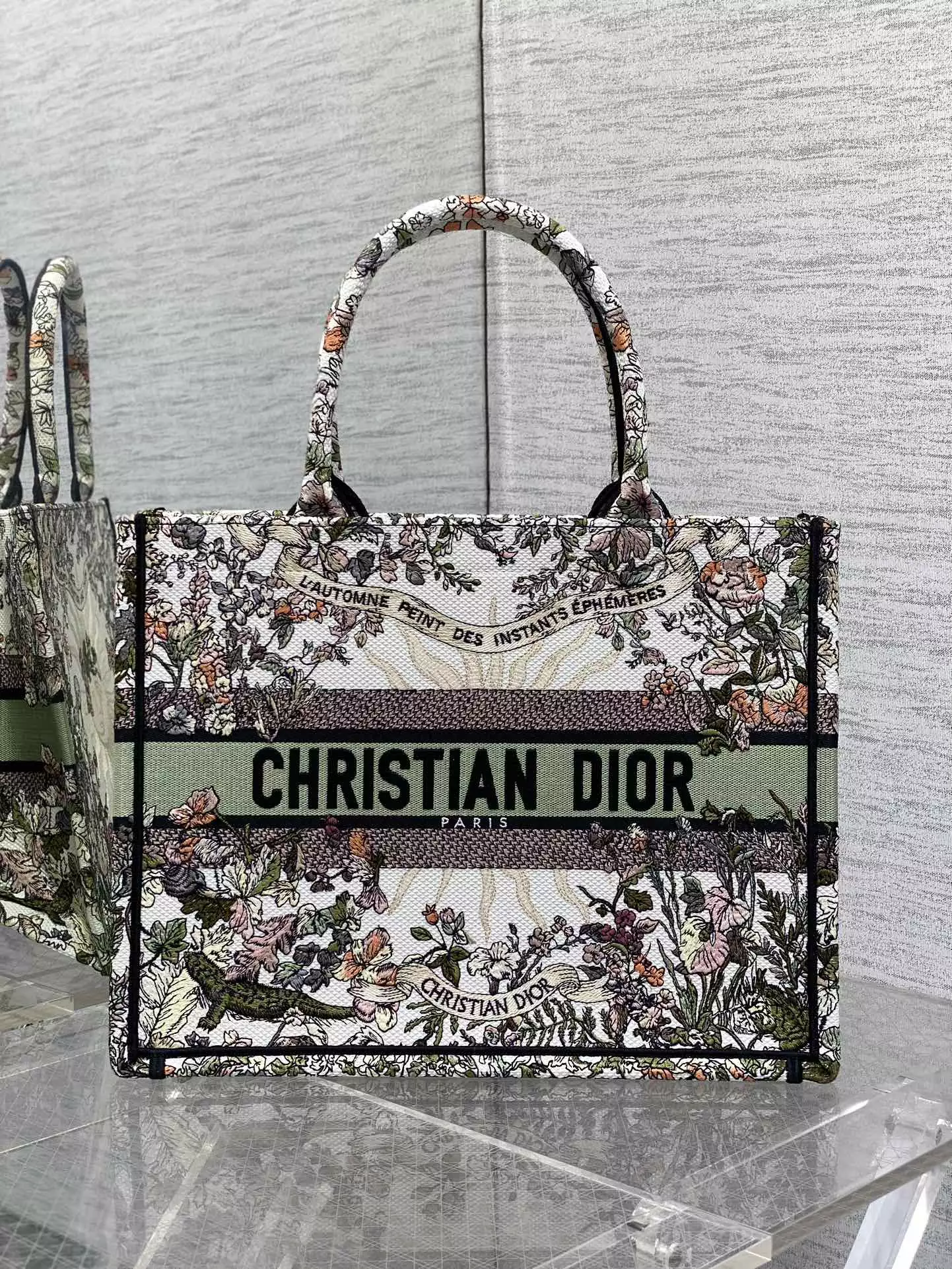 Dior Book Tote Ecru Multicolor Dior 4 Saisons - Repbags.ru - Image 3