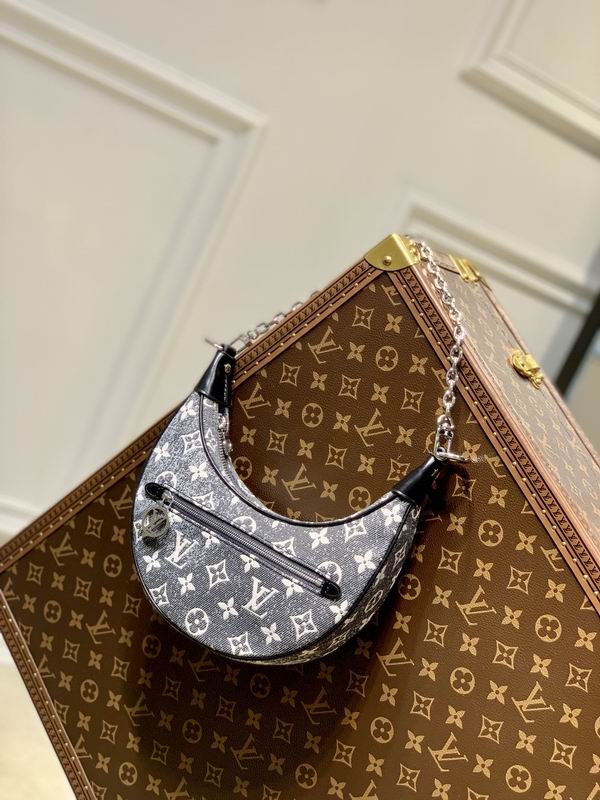 Louis Vuitton Loop Grey Monogram Denim - Image 4