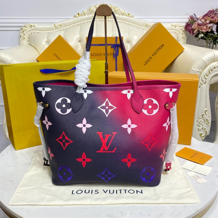 Louis Vuitton Neverfull MM Damier Azur Tote Bag - Image 5