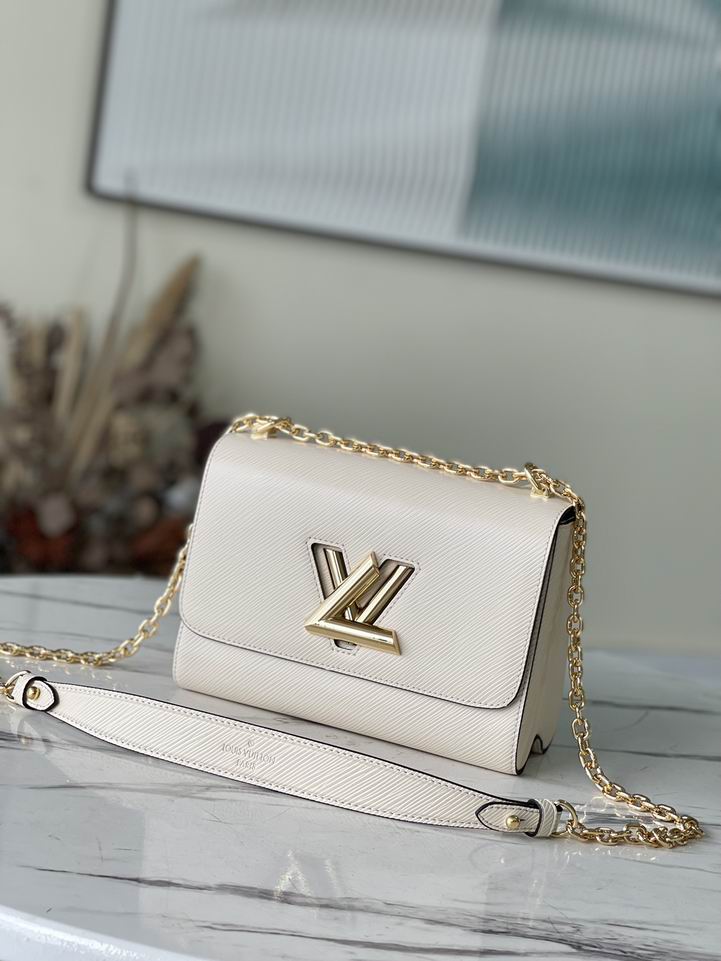 Louis Vuitton Twist MM Bag White - LB109 - Image 3