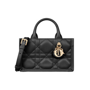 Mini Dior Book Tote Black Macrocannage Calfskin - Repbags.ru