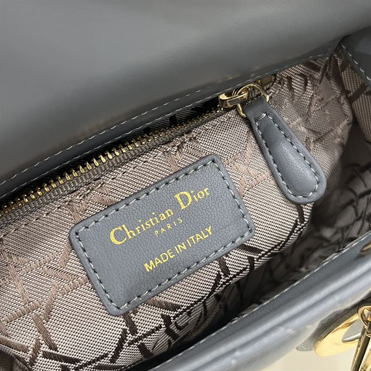 Mini Lady Dior Bag Cloud Blue Lambskin - Image 10