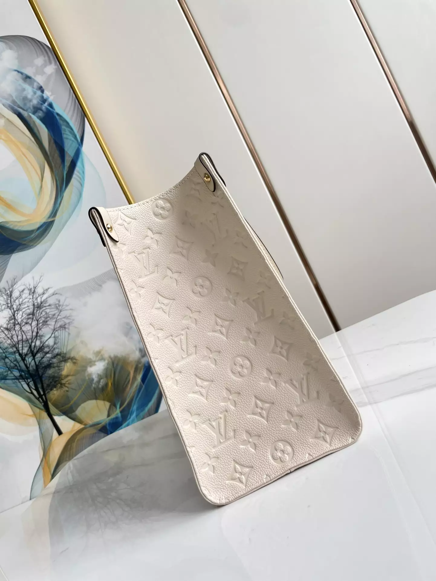 OnTheGo MM Monogram Empreinte Cream Leather - Repbags.ru - Image 6