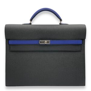 HSS Kelly Depeches 34 Black/Blue Electric in Epsom, Palladium hardware