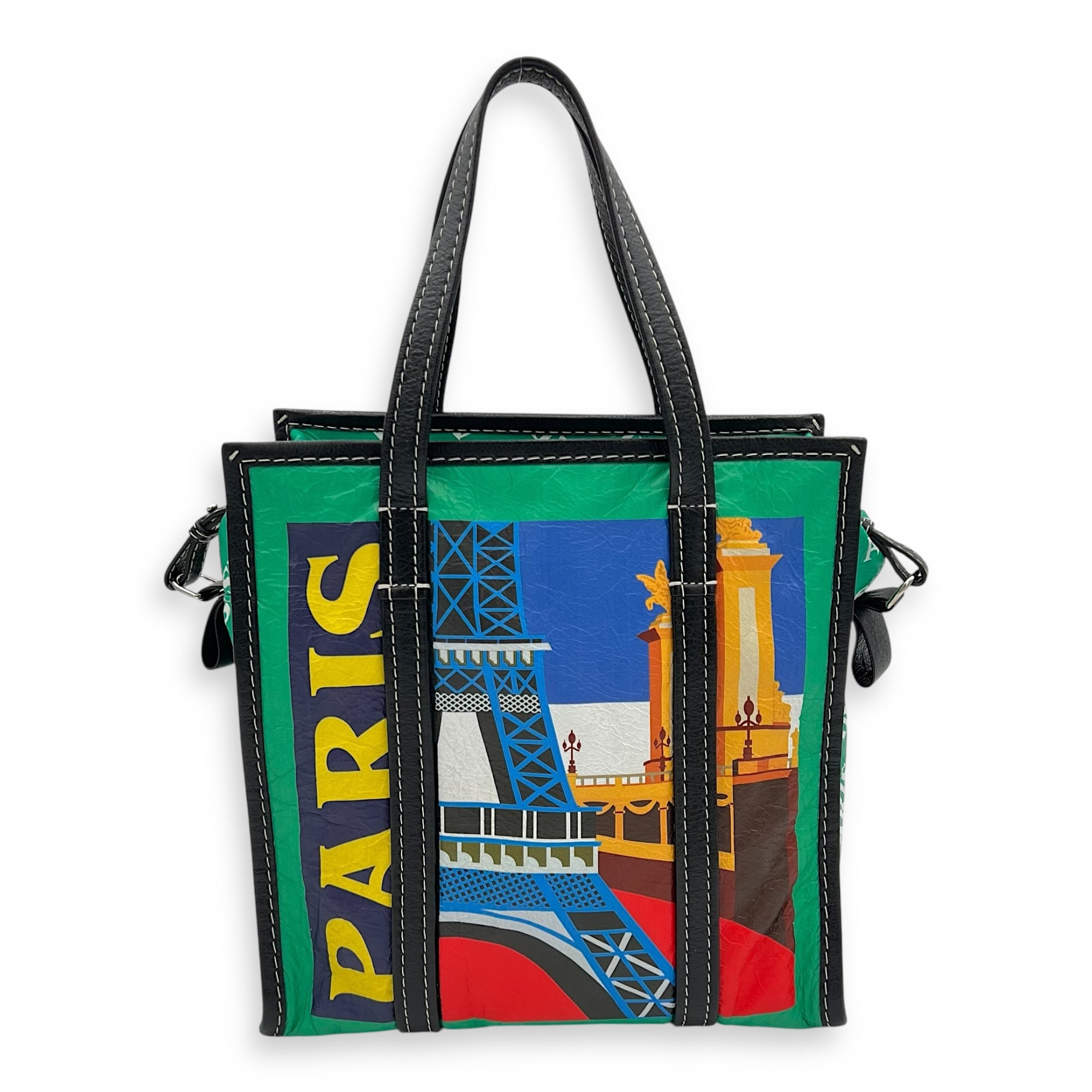 2 way bag Tote Bag Multi-colour in Calfskin, Gold hardware