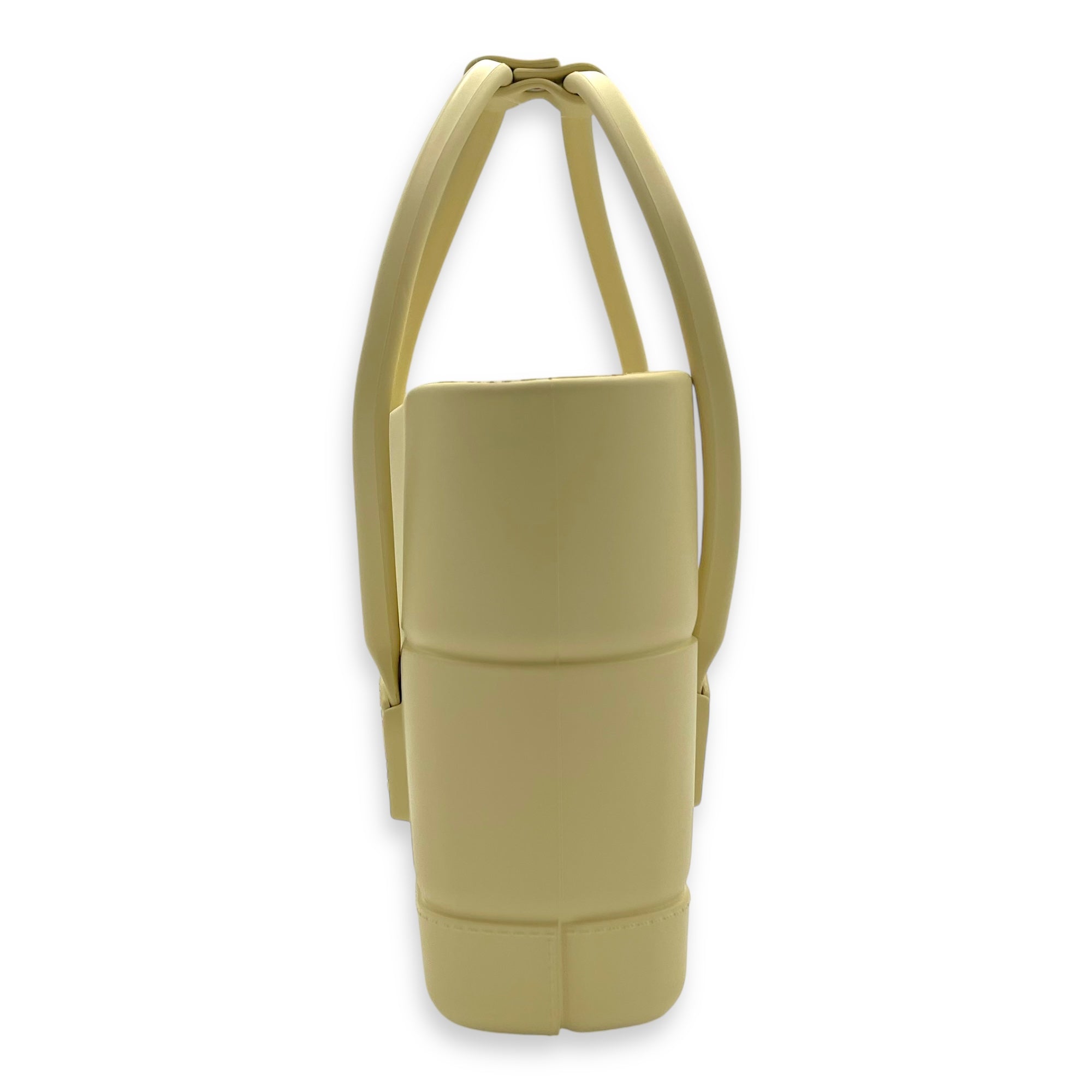 Arco Top Handle Bag Yellow in Rubber - Image 5