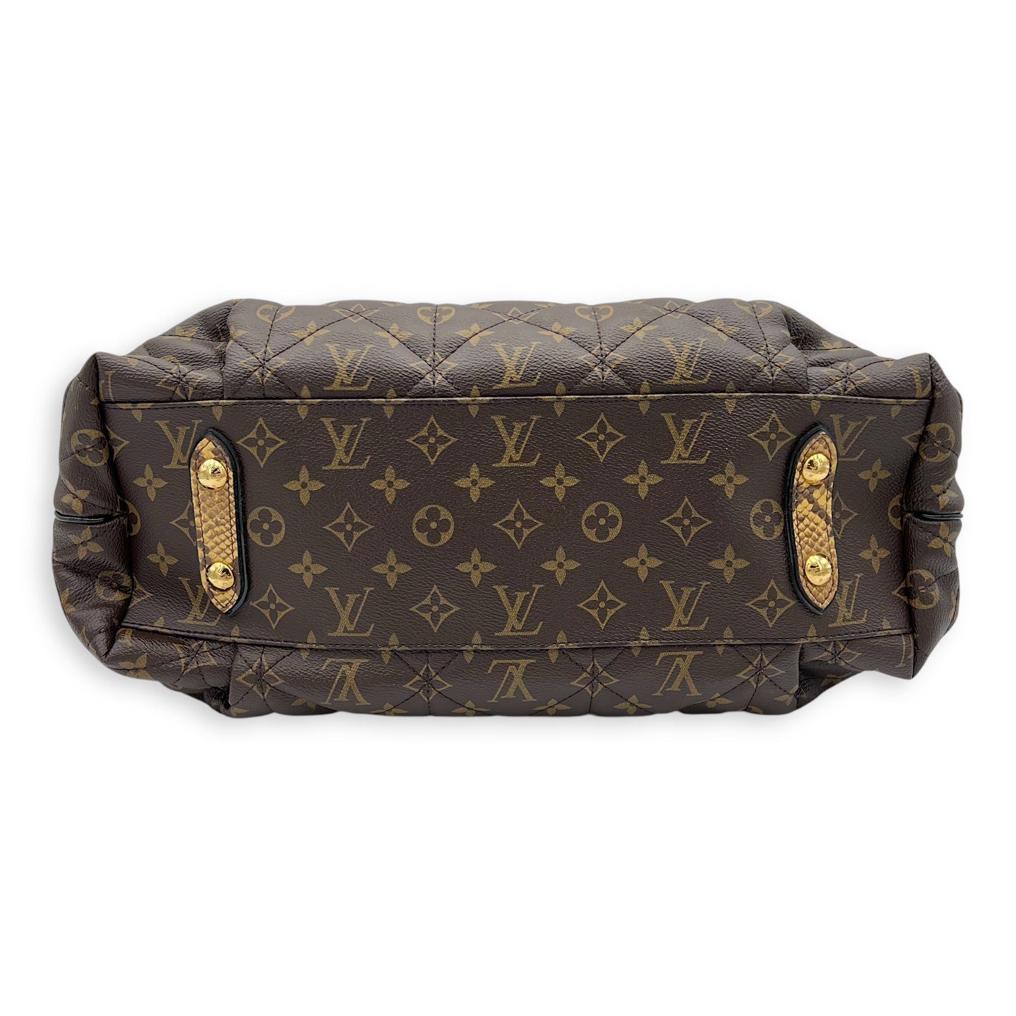 Etoile Exotique Top Handle Bag GM Brown in Monogram Coated Canvas, Gold hardware - Image 6