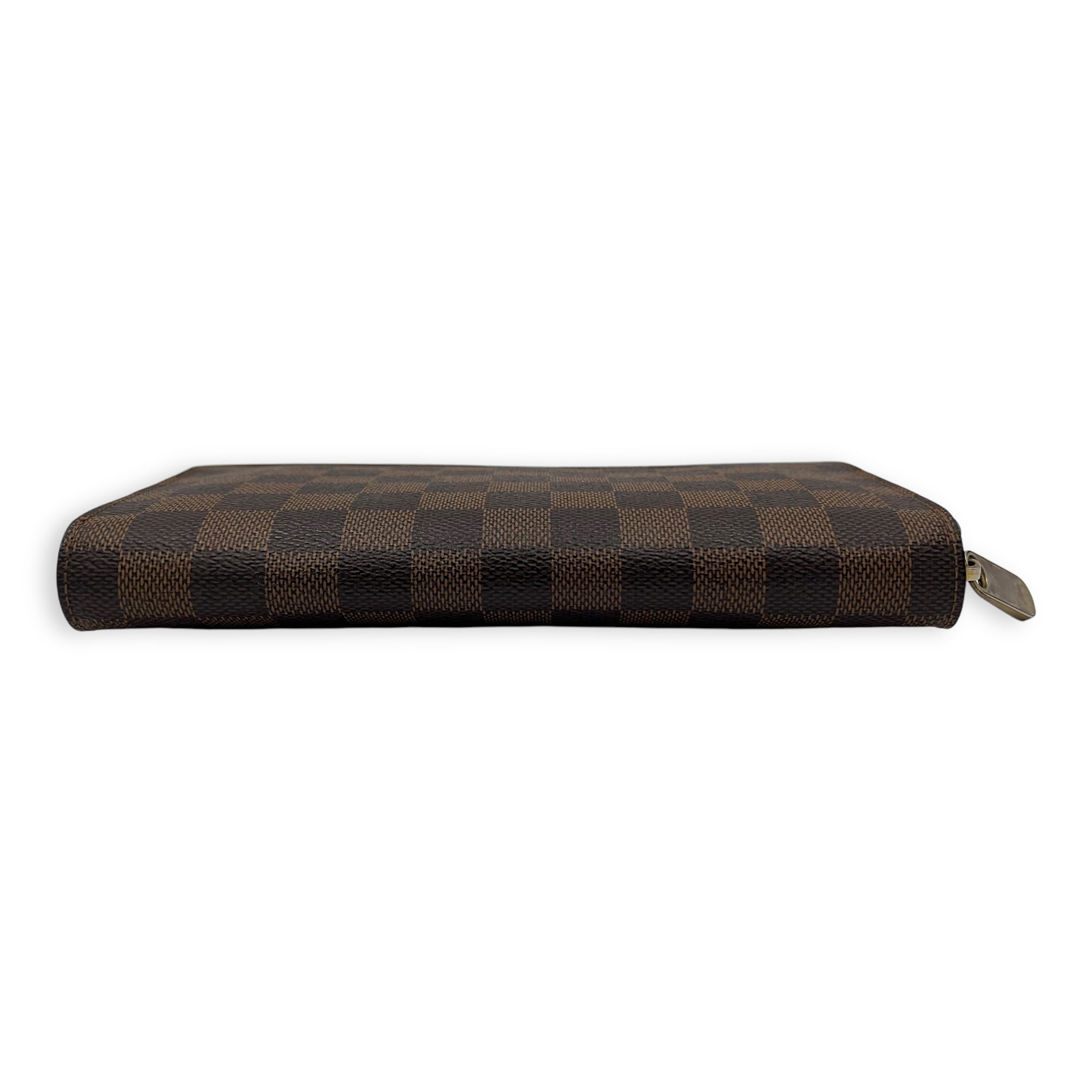 Zippy Organiser Damier Ebene Wallet in Coated Canvas, Gold hardware - Image 7