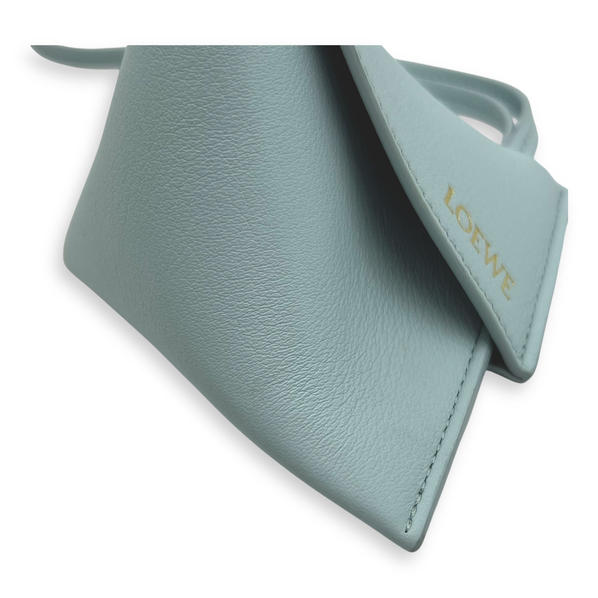 Puzzle Fold Charm Charm Blue in Calfskin - Image 7