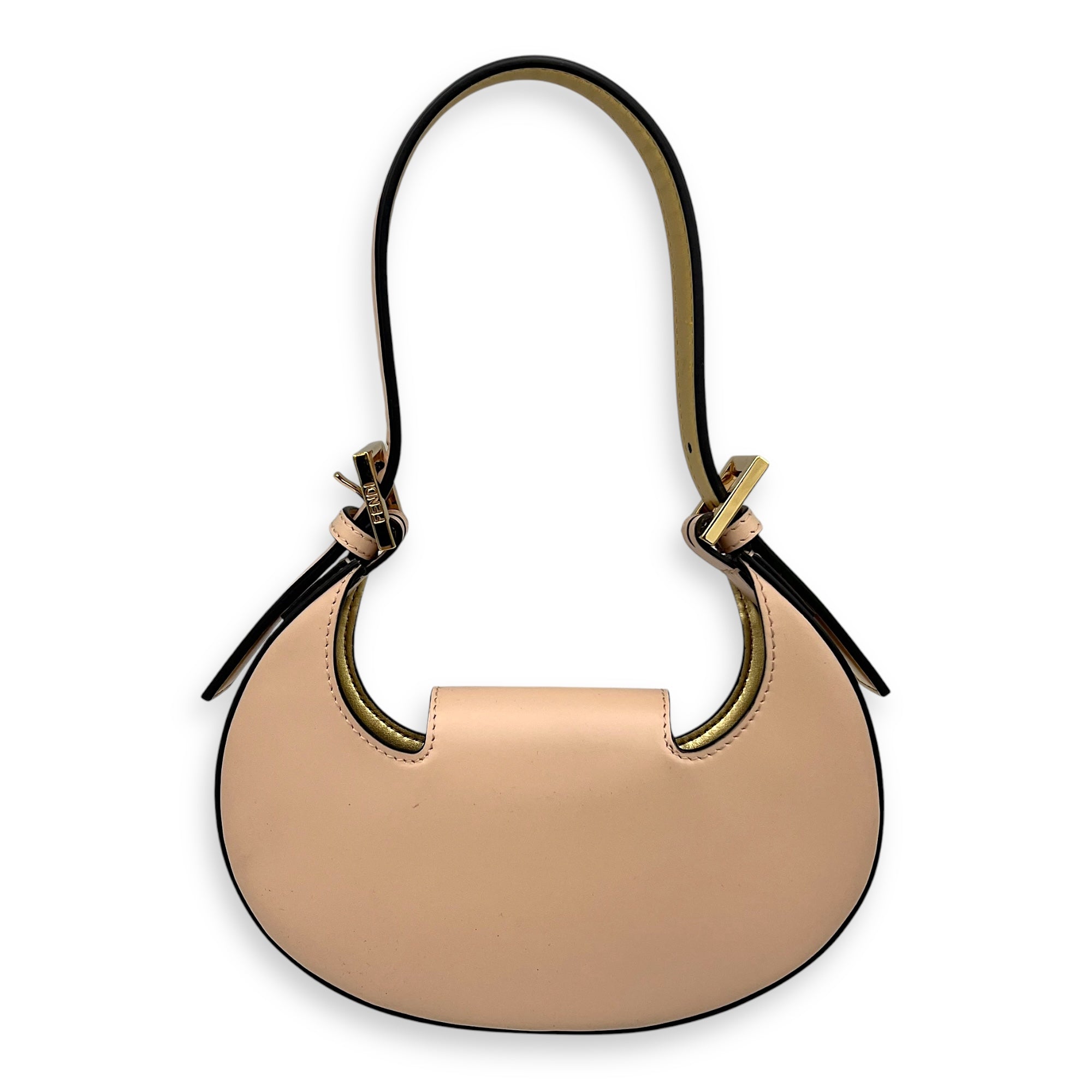 Cookie Mini Top handle bag in Calfskin, Gold Hardware - Image 3