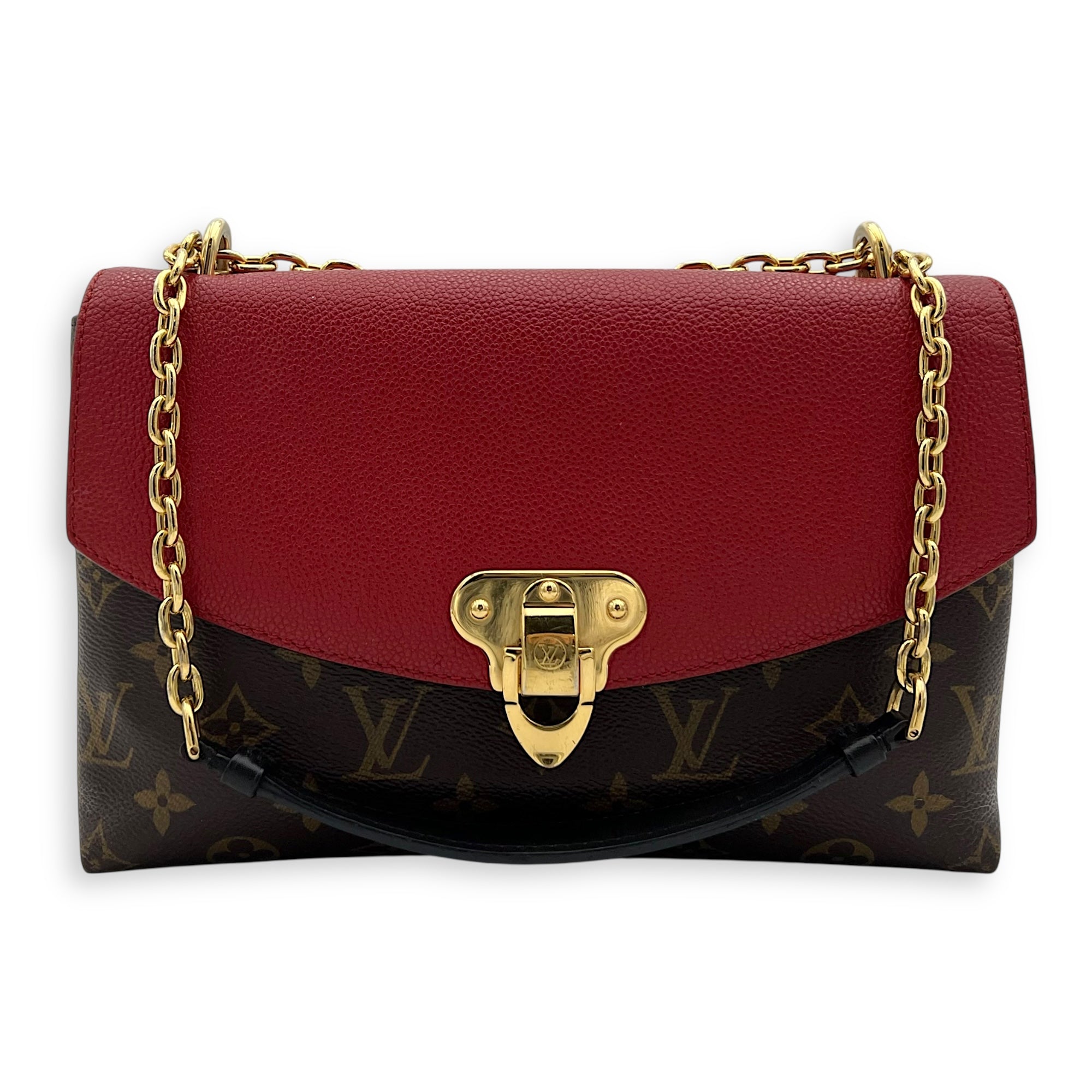 Saint Placide Crossbody Bag Brown in Monogram Coated Canvas, Gold hardware - Image 10