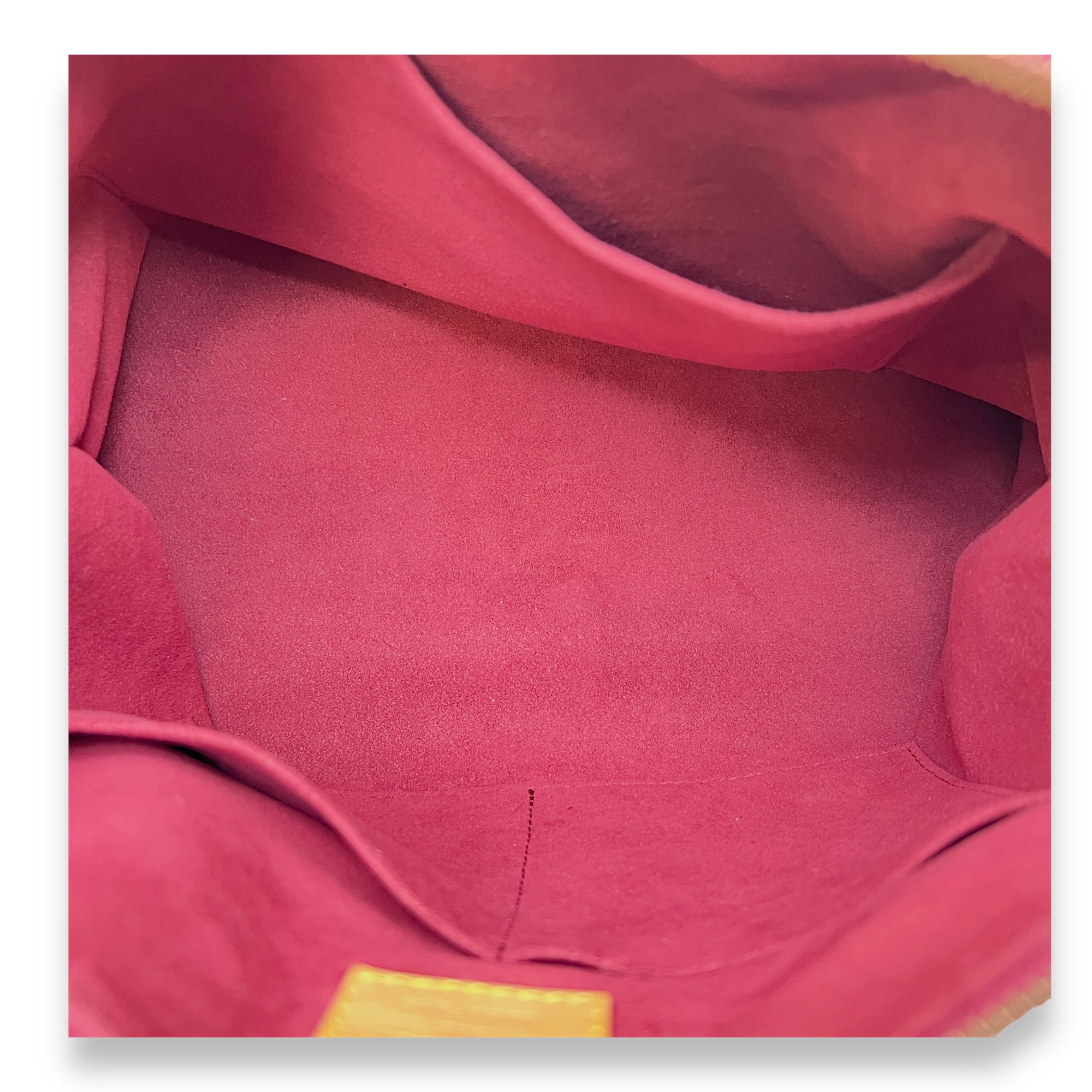 Pallas MM Brown Top Handle Bag in Monogram Coated Canvas, Gold hardware - Image 12