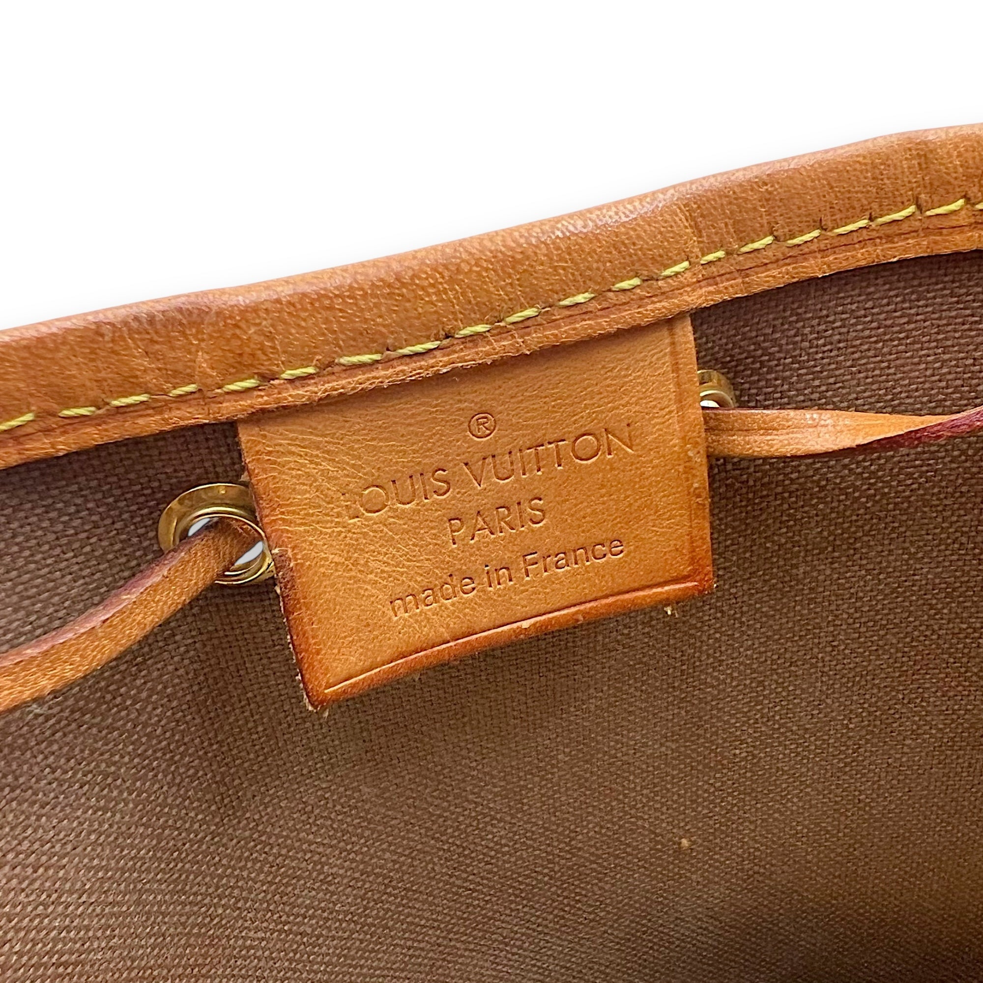 Noe Bucket Bag Brown in Monogram Coated Canvas, Gold hardware - Image 13