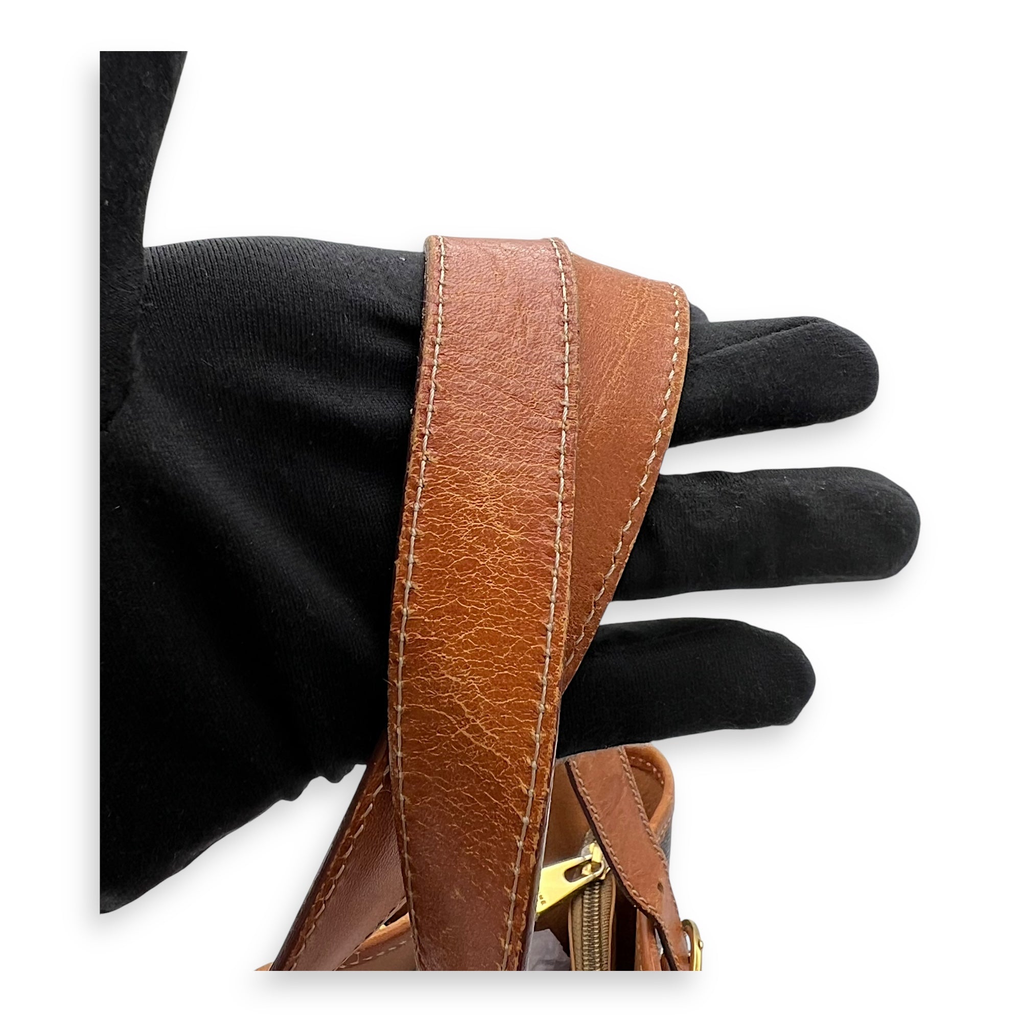 Macadam Shoulder Bag Brown in Coated Canvas, Gold hardware - Image 15