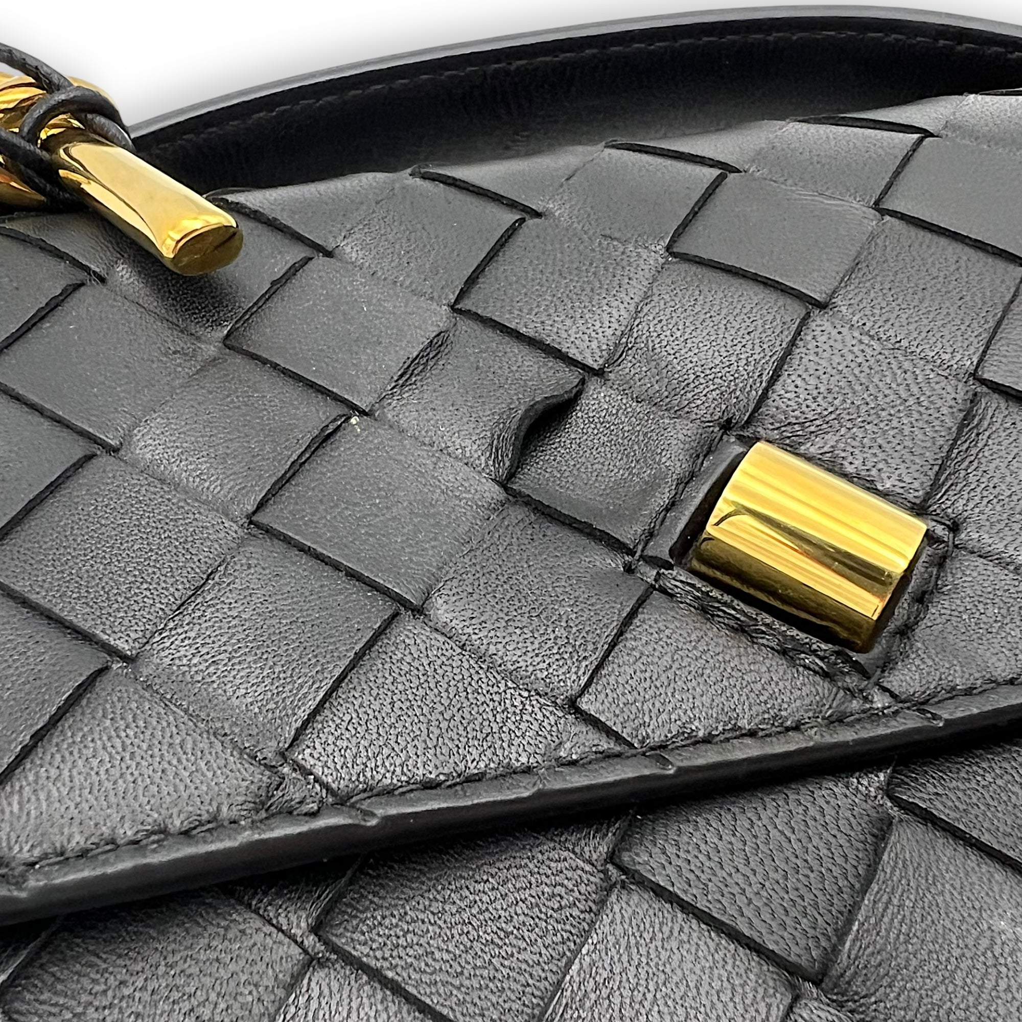 Andiamo Top Handle Bag Black in Lambskin, Gold hardware - Image 14