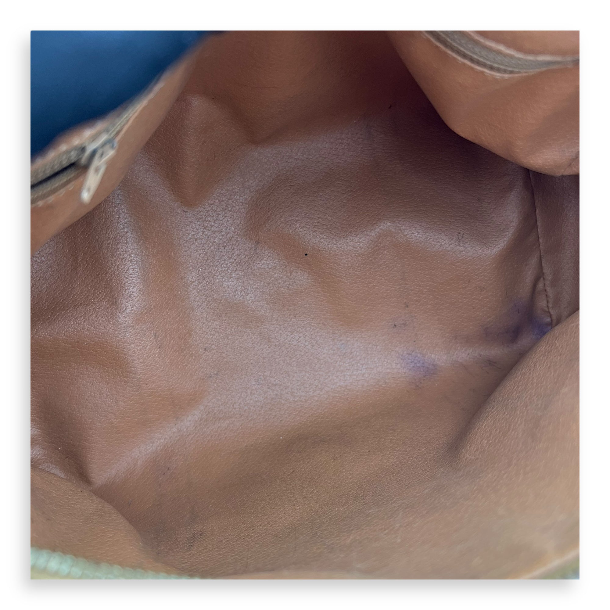 Vintage Macadam Boston Top Handle Bag Beige in Coated Canvas, Gold hardware - Image 7