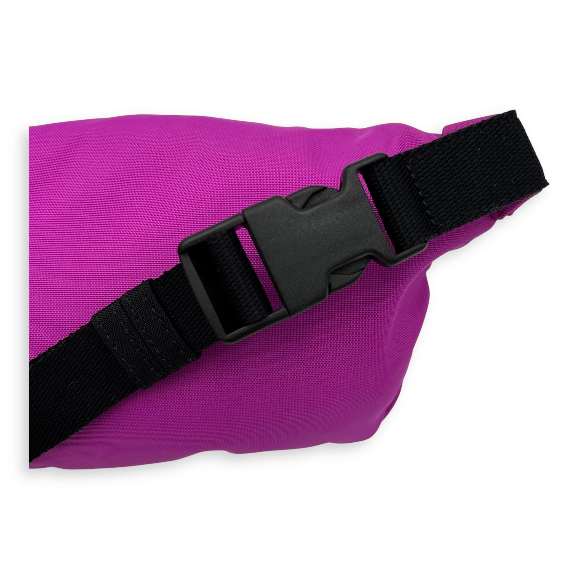 Logo Belt Bag Pink in Canvas, Silver hardware - Image 10