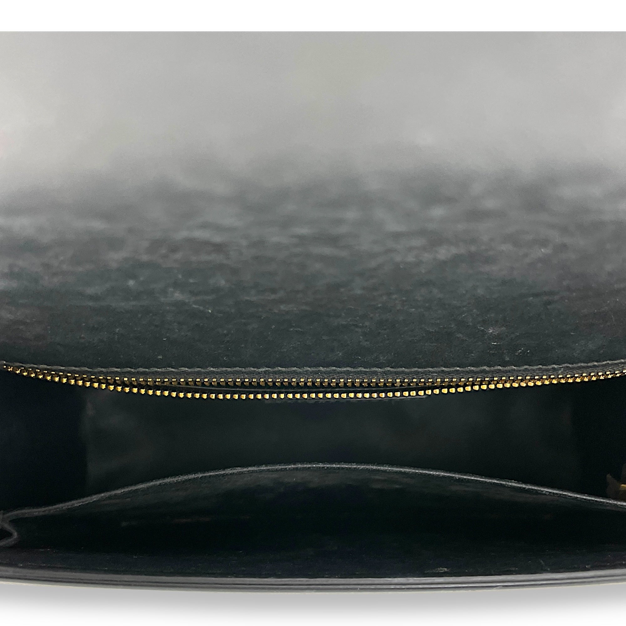 Montaigne Crossbody Bag Black in Calfskin, Gold hardware - Image 12