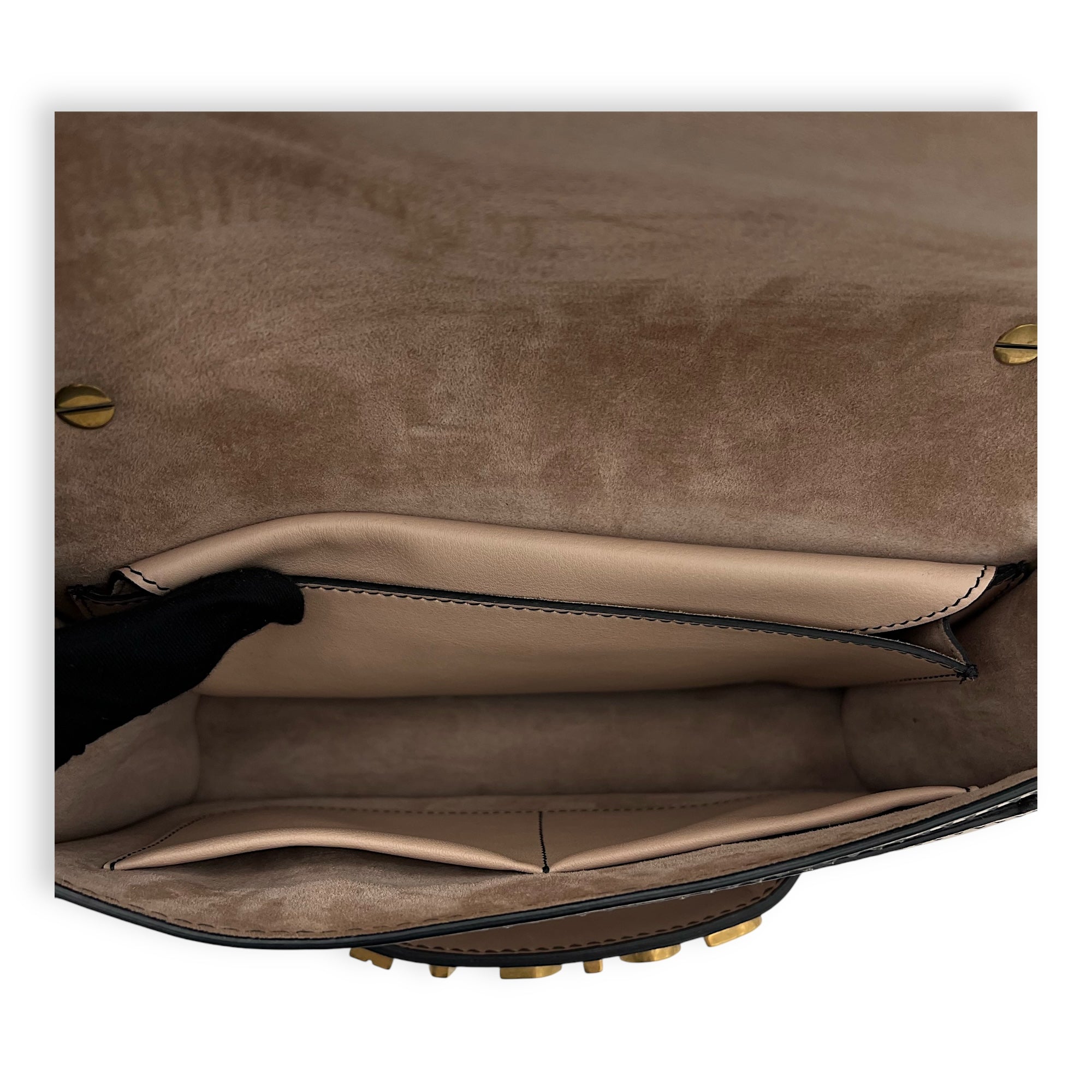 J'adior Shoulder Bag Pink in Calfskin, Gold hardware - Image 7