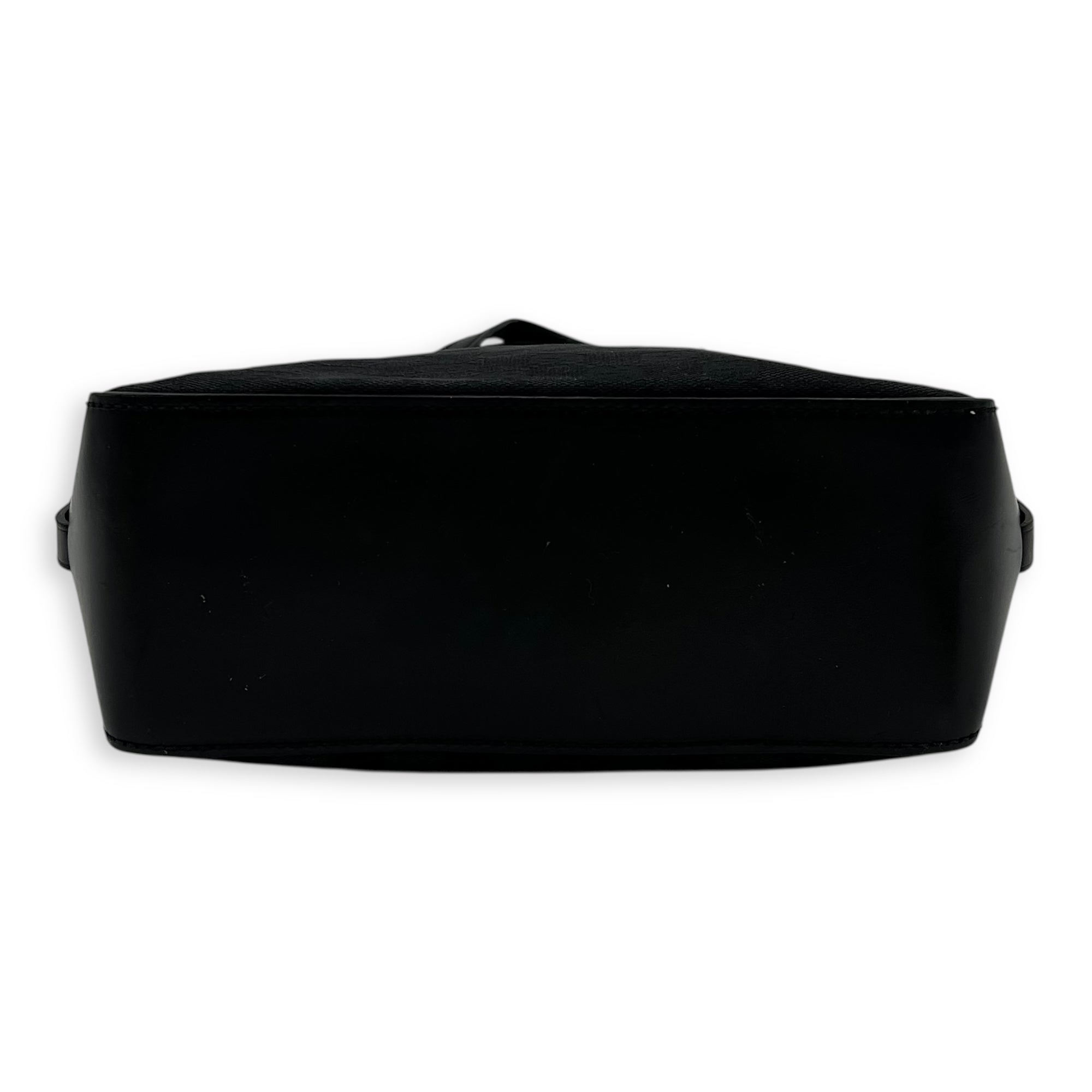 GG Top Handle Bag Black in Canvas, Silver hardware - Image 6