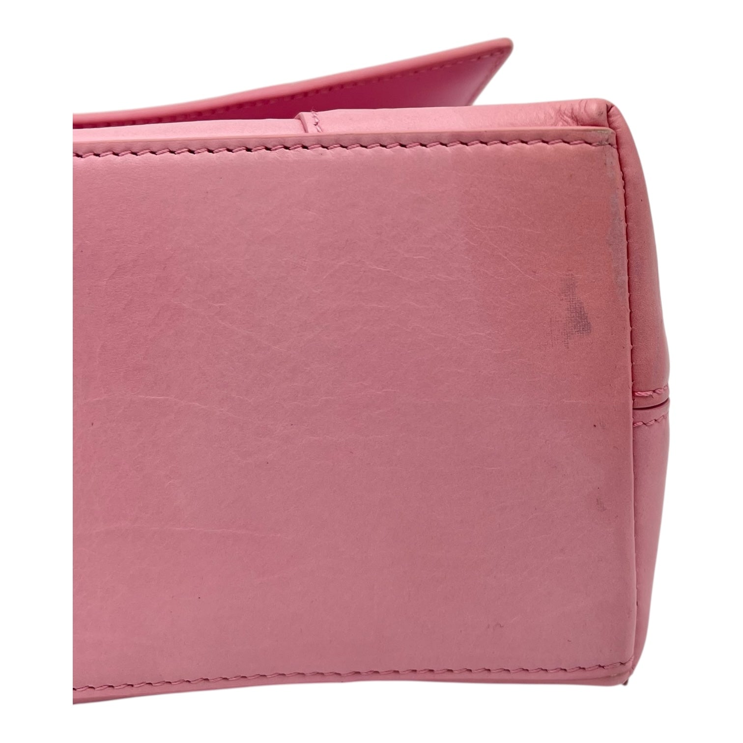 Downtown Shoulder Bag Pink in Calfskin, Silver hardware - Image 8