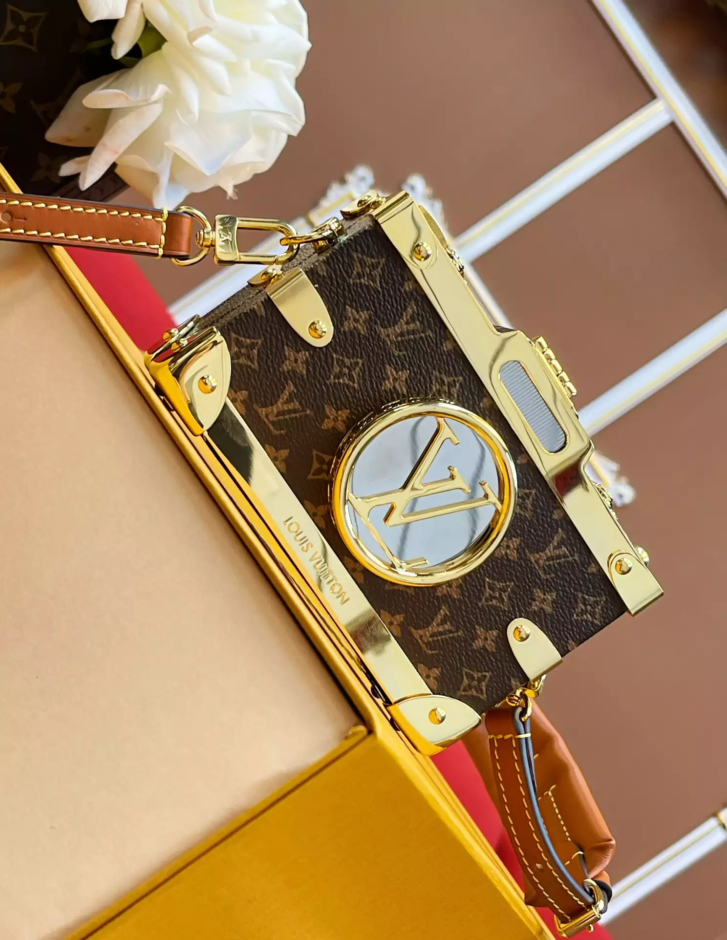 Pic Trunk Monogram Canvas Calf Leather Case - Repbags.ru - Image 8