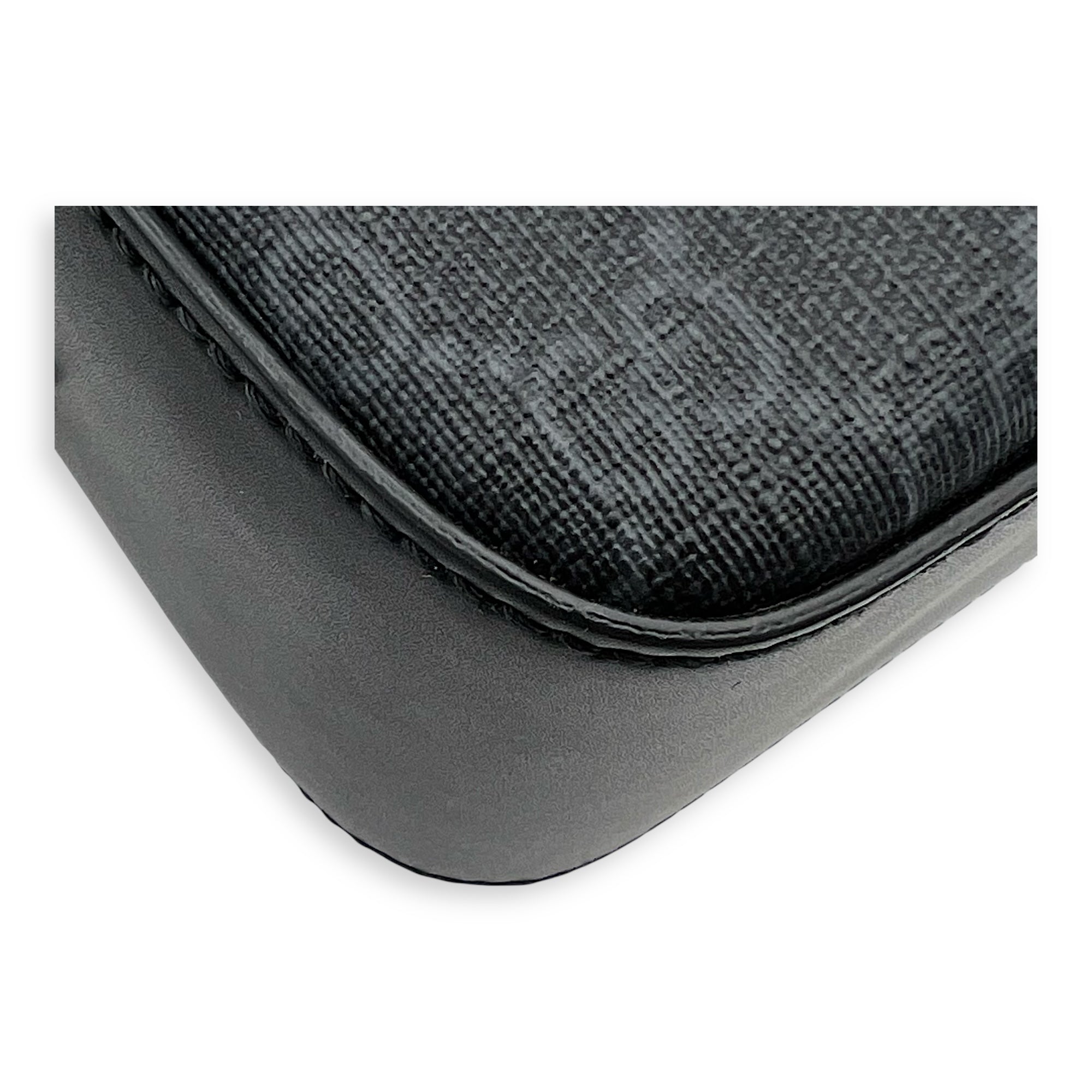 GG Supreme Crossbody Bag Grey in Monogram Coated Canvas, Silver hardware - Image 7