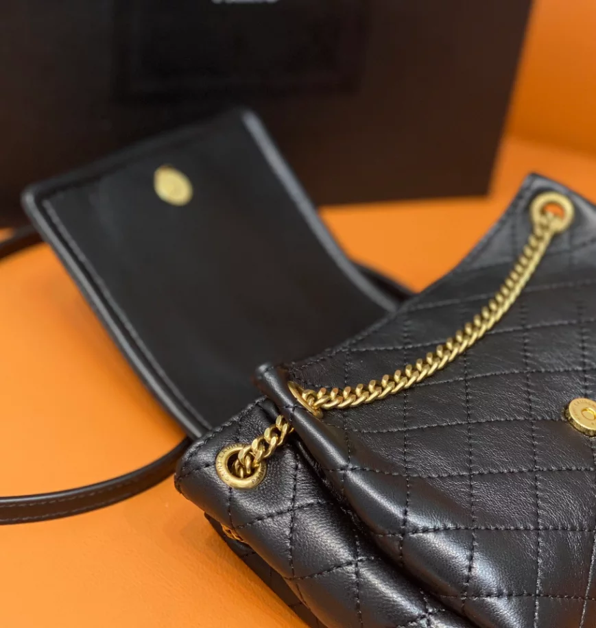 Saint Laurent Mini Nolita in Lambskin - Image 8