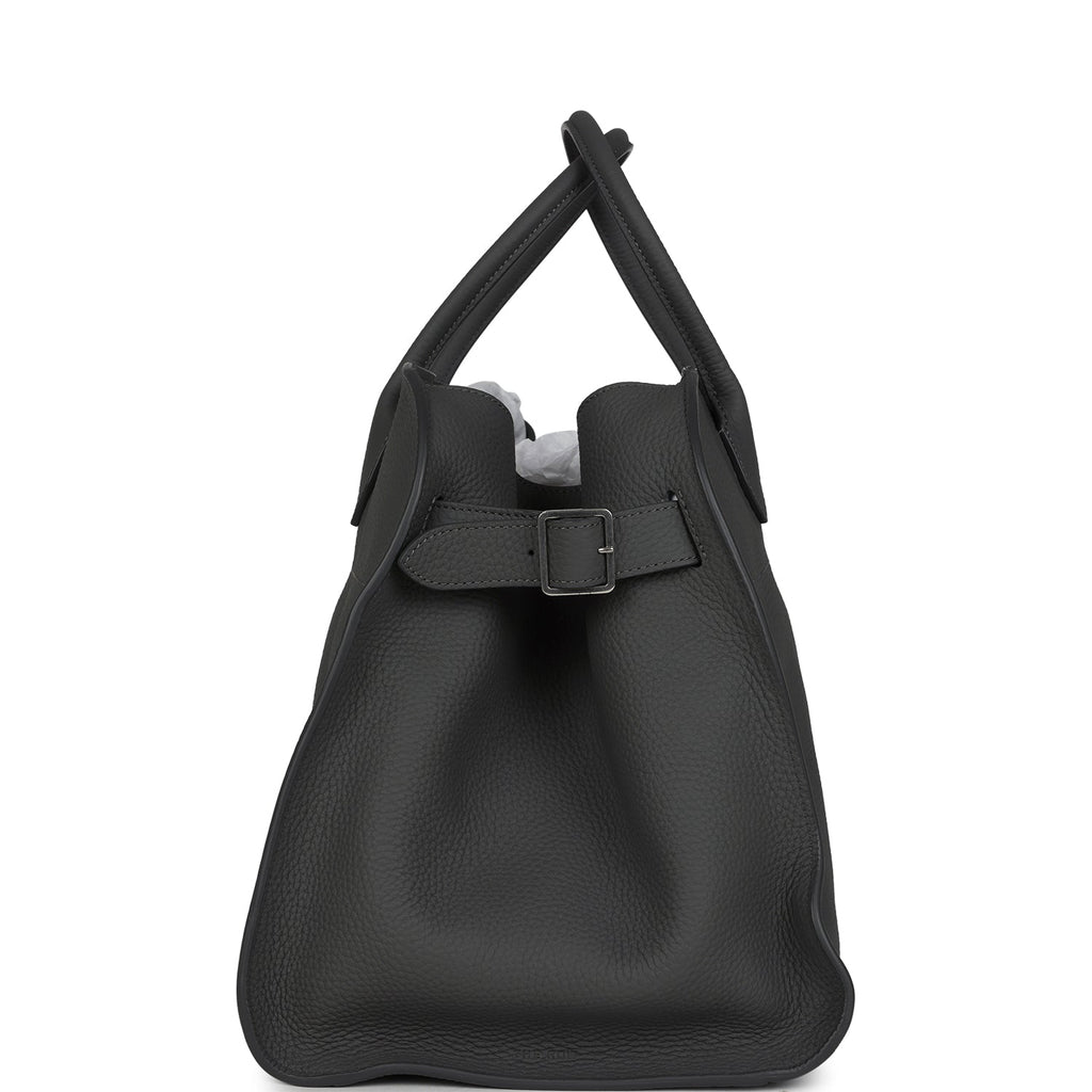 The Row Soft Margaux 15 Bag Timouse Grey Calfskin Silver Hardware - Image 4