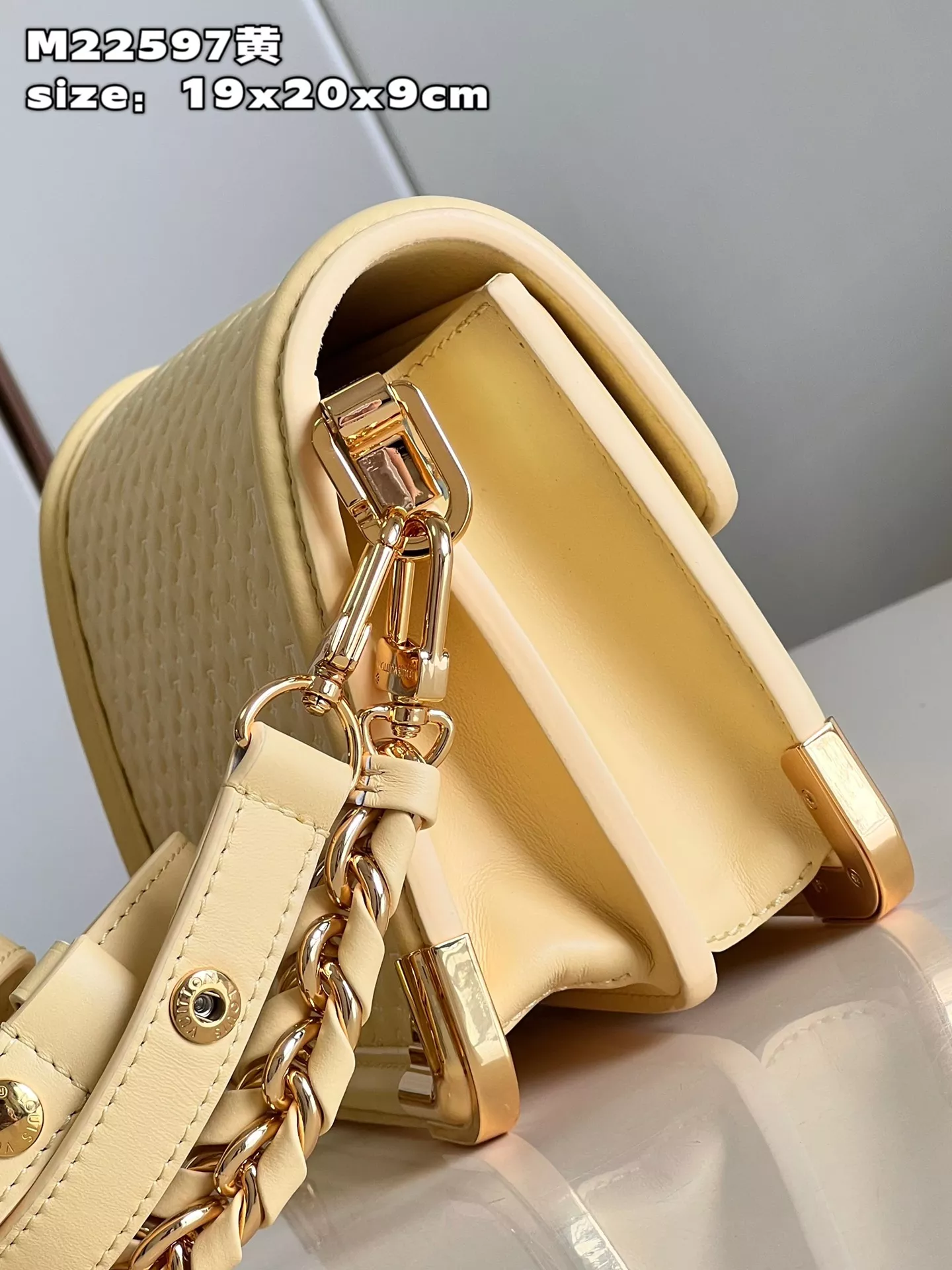 LV MM Dauphine Yellow Bag - ReplicaBags.is - Image 6