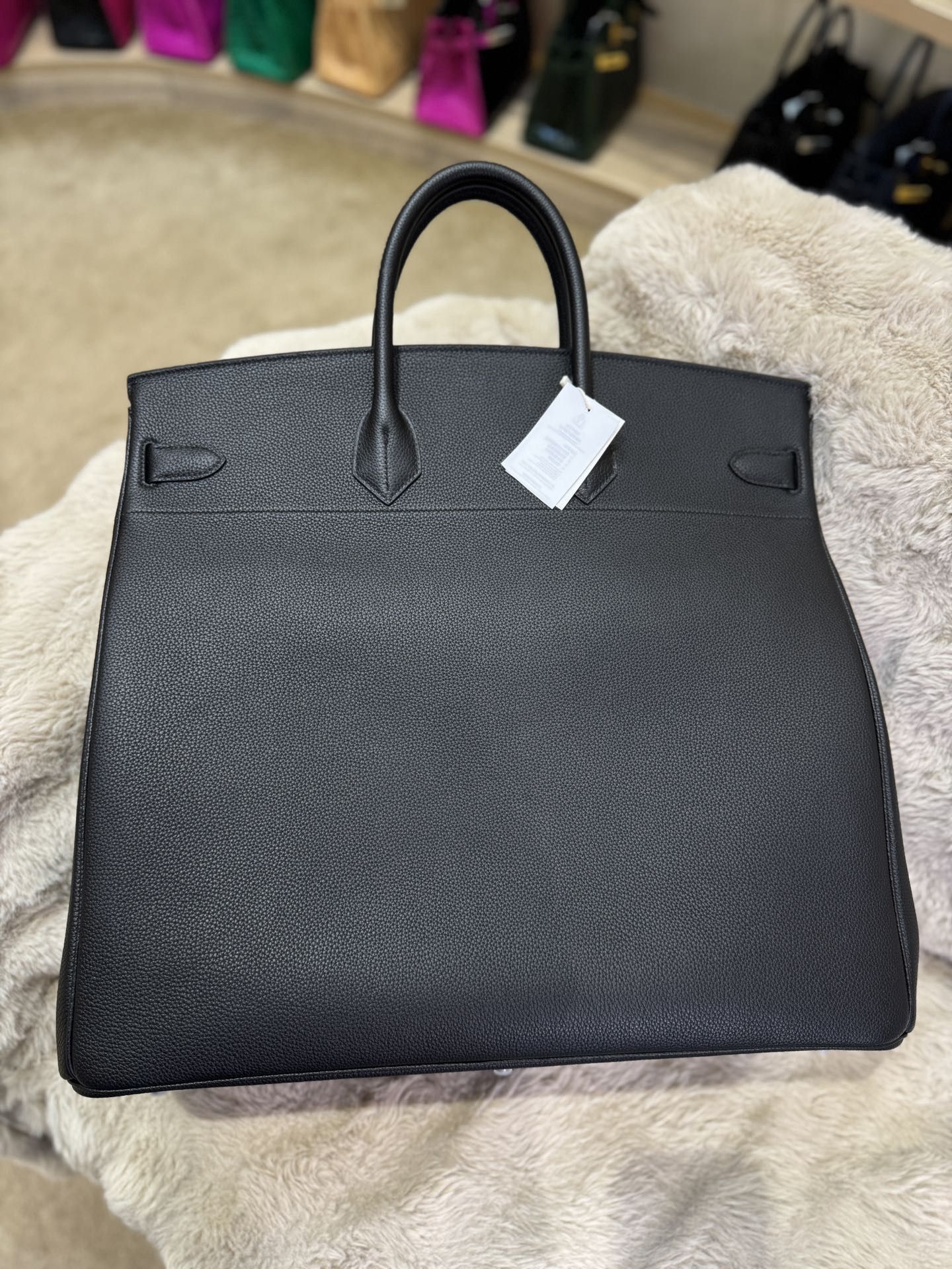 Hermes Birkin HAC 50 Multipockets Bag in Black Clemence Leather - Image 5