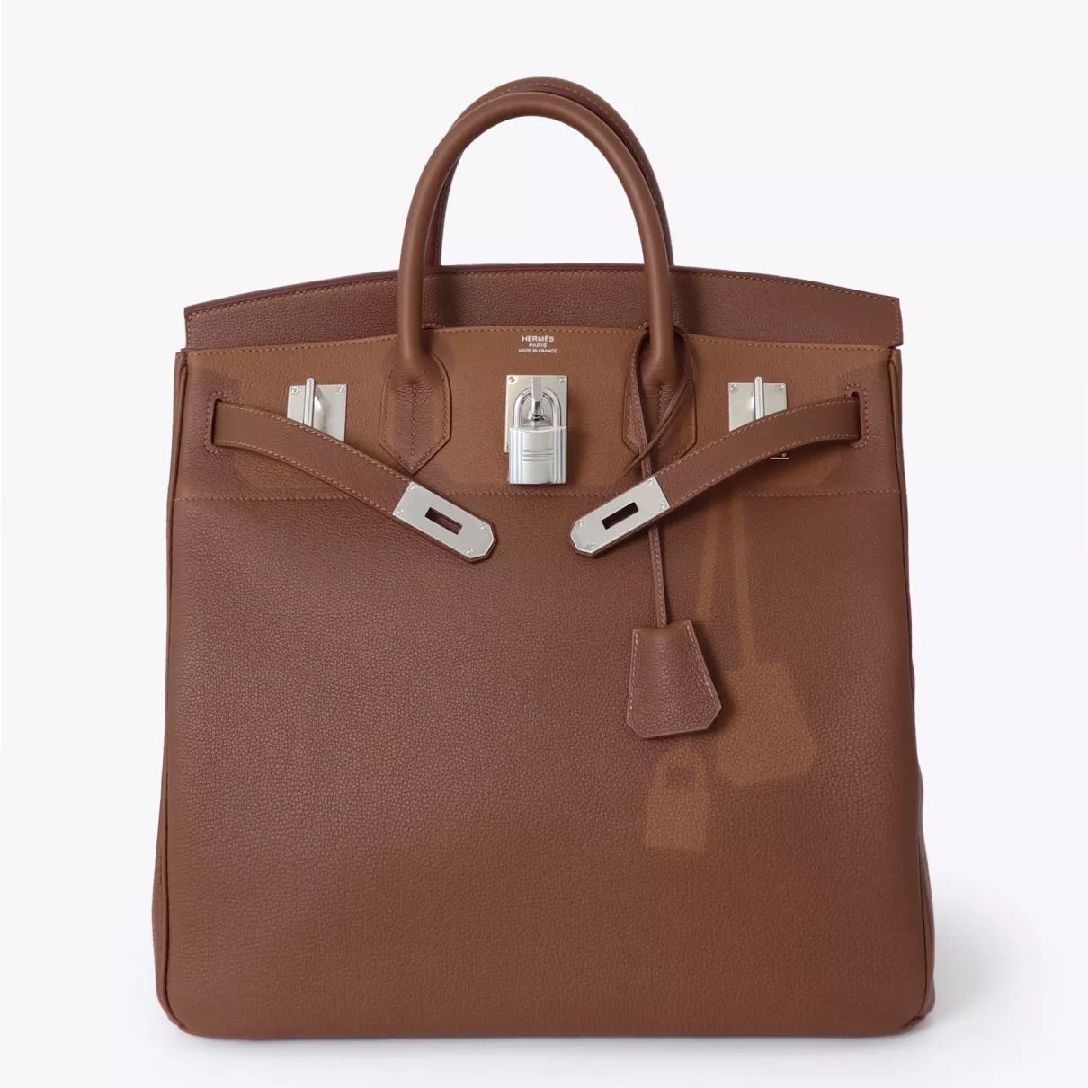 Hermes Birkin HAC 40 Coup de Soleil Bag in Gold Clemence Leather - Image 9