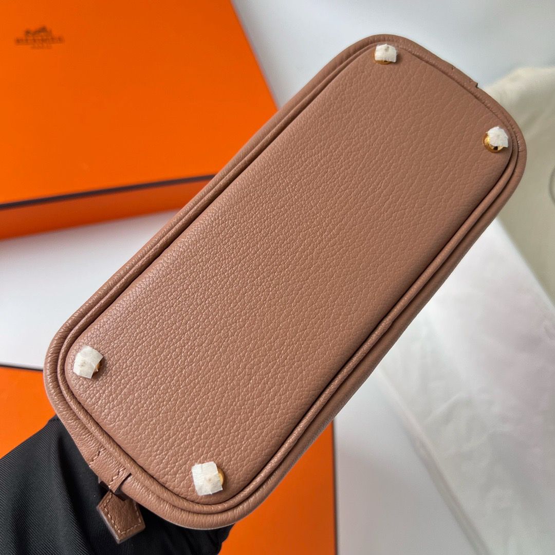 Hermes Bolide 1923 Mini Handmade Bag In Quebracho Chevre Mysore Leather - Image 10