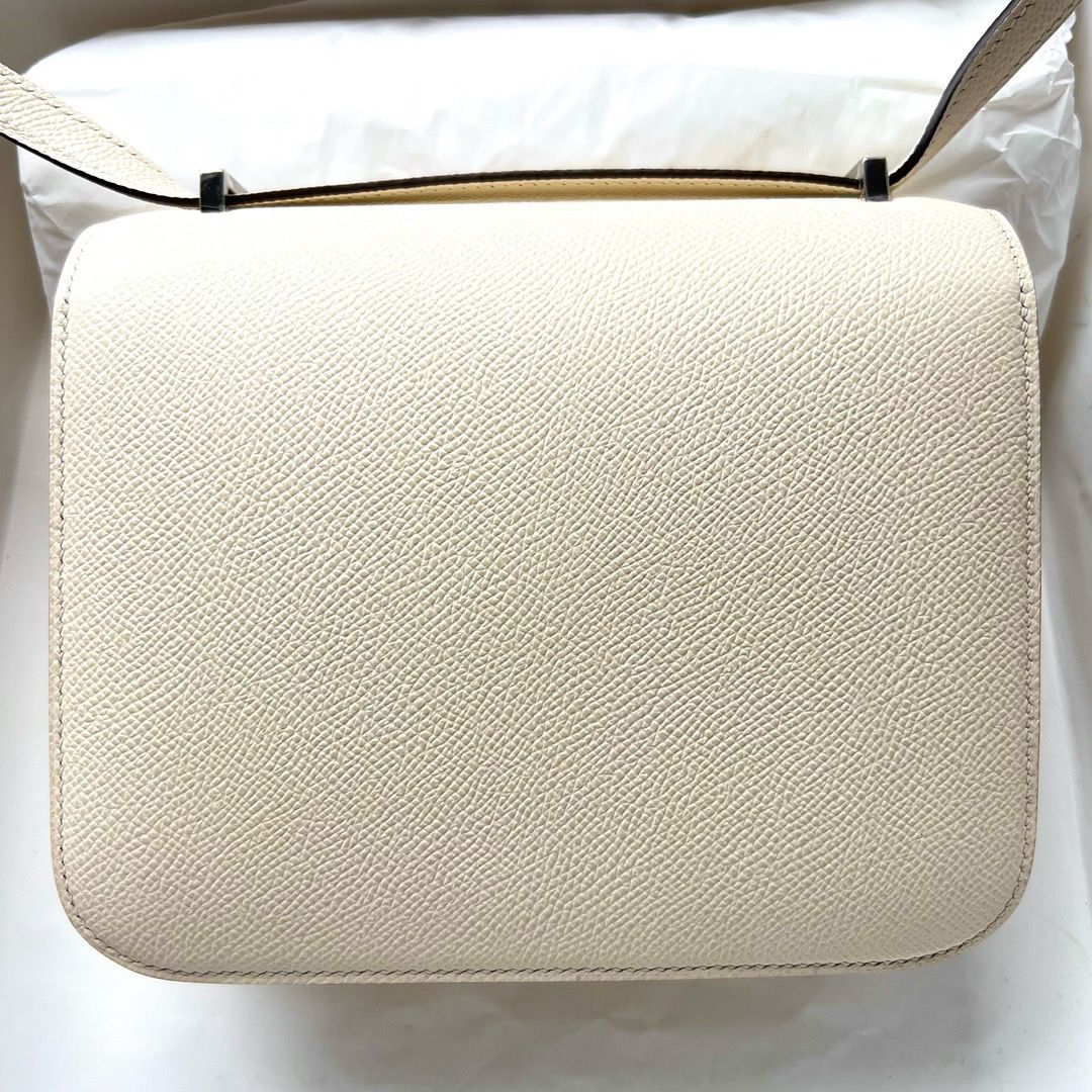 Hermes Constance 18 Handmade Bag In Nata Epsom Calfskin - Image 9