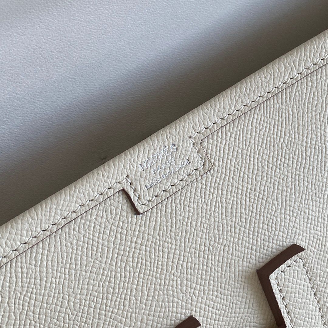 Hermes Jige Elan 29 Clutch Bag In Craie Epsom Leather - Image 8