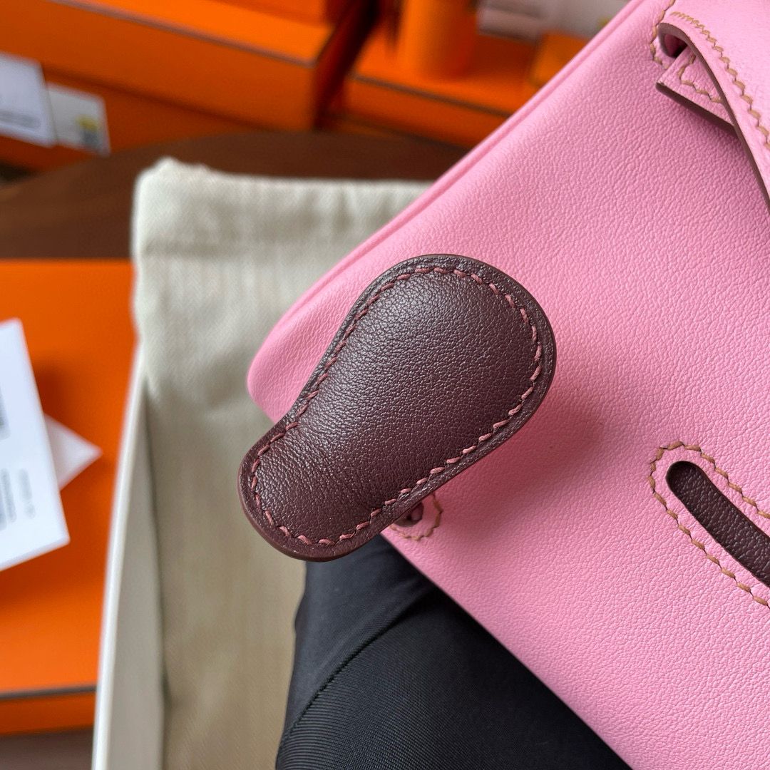 Hermes Kelly Doll Quelle Idole Bag in Pink Swift Calfskin - Image 6