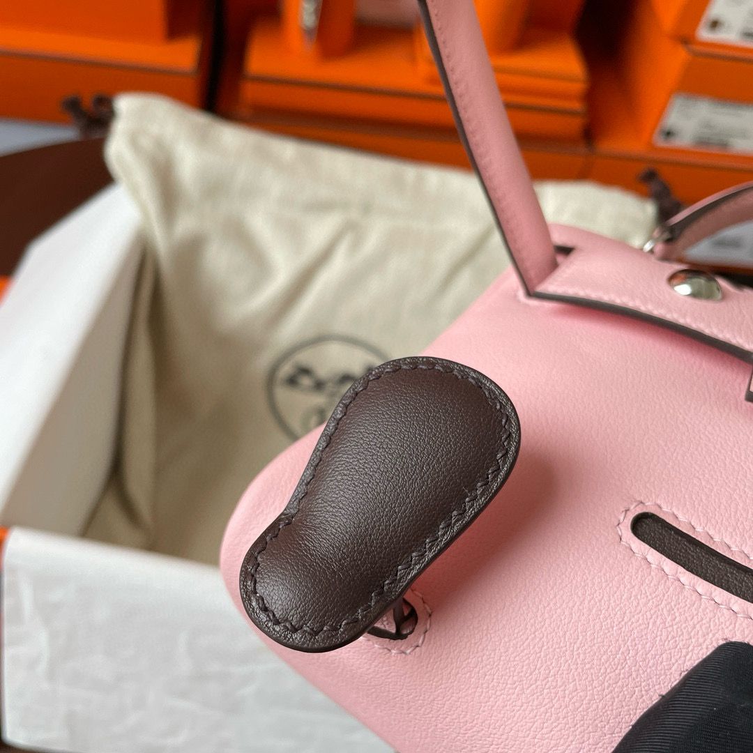 Hermes Kelly Doll Quelle Idole Bag in Rose Sakura Swift Calfskin - Image 8