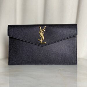YSL Black Uptown Pouch