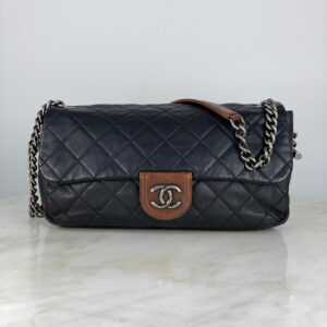 Chanel Bicolor CC Country Chic Flap Bag