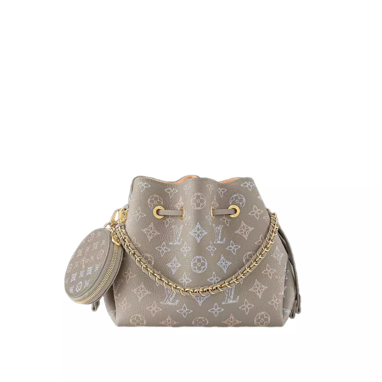 Bella Bucket Bag Gray Mahina Calfskin - Repbags.is