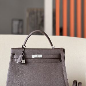 Kelly 35 Togo Cocoan (4H) Palladium Hardware