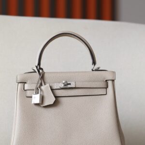 Kelly 25 Togo Gris Tourterelle(81) Palladium Hardware