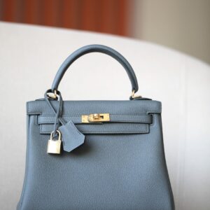 Kelly 25 Togo Vert Amande(63) Gold Hardware