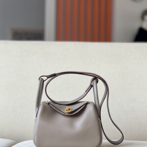 Lindy Mini HSS Swift Gris Asphalte(M8) And Rose Pourpre(L3)Gold Hardware