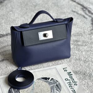 2424 Mini 21 Evercolor And Swift Blue Nuit (2Z) And Navy(7U)Palladium Hardware